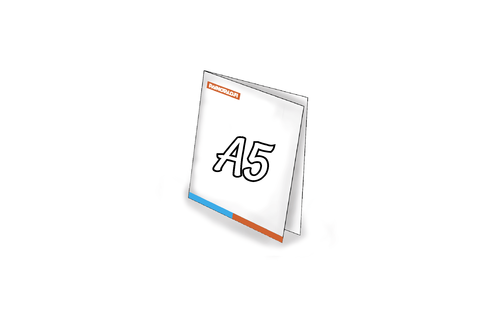 A5 (148 x 210 mm) 4 sivuinen